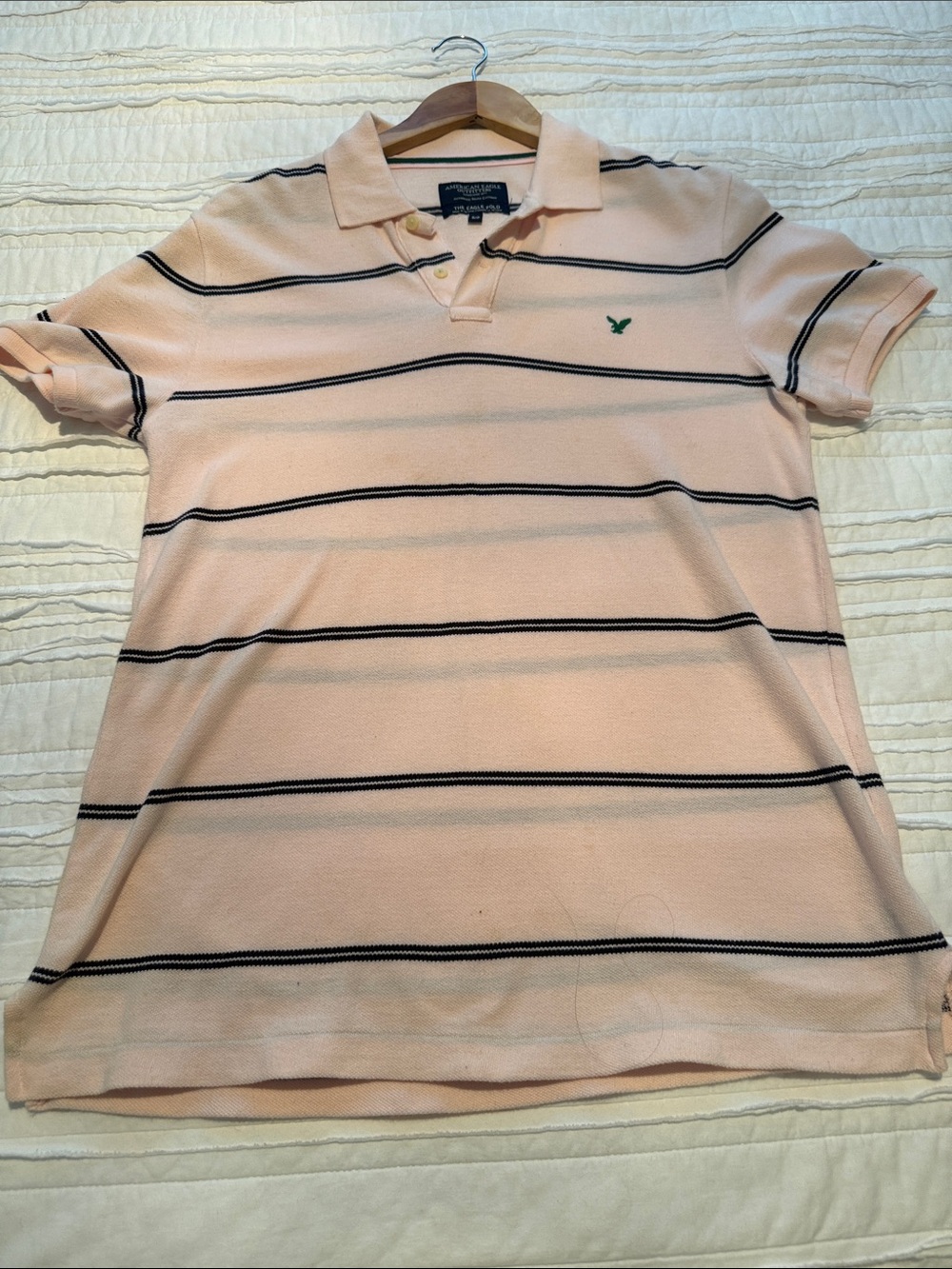 Striped polo shirt